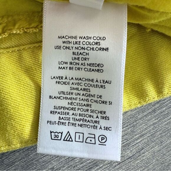 Anthropologie Maeve Lorraine Yellow Cutout Swing Mini Dress XS Summer Vacation - Picture 10 of 14